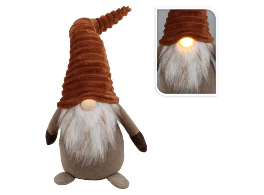 Новогодные декоративные аксессуары KOOPMAN GNOME STANDING 57CM BROWNY (808170) (CAA753670)
