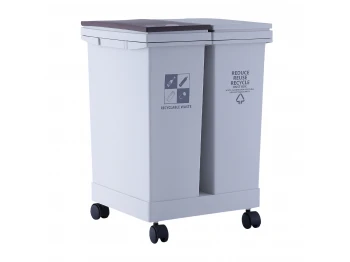 Աղբաման XIMI PRESS-TYPE THREE-CYLINDER GARBAGE CAN WITH PULLEY (40L) 