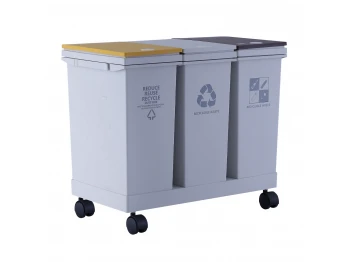 Աղբաման XIMI PRESS-TYPE THREE-CYLINDER GARBAGE CAN WITH PULLEY (36L) 