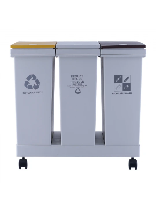 Աղբաման XIMI PRESS-TYPE THREE-CYLINDER GARBAGE CAN WITH PULLEY (60L) 