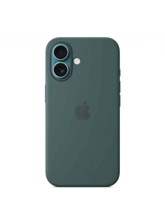 Cover for smartphone APPLE iPhone 16 Silicone Case With MagSafe (Lake Green) (MYY83ZM/A)