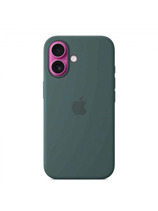 Cover for smartphone APPLE iPhone 16 Silicone Case With MagSafe (Lake Green) (MYY83ZM/A)
