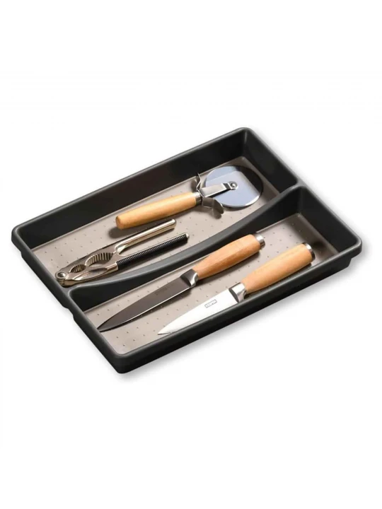 Ящик для столовых приборов KESPER 30093 PLASTIC GREY 32.5x23CM 