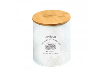 Банка KESPER 38257 METAL WHITE 11CM 