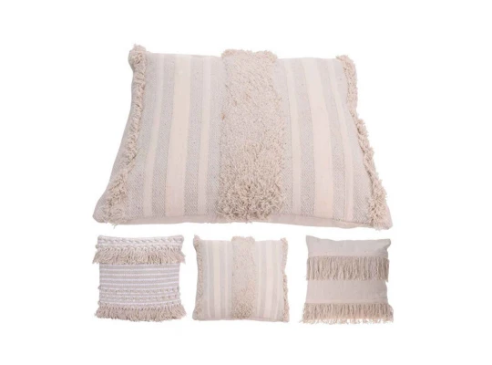 Pillow KOOPMAN 45X45CM TASSELS 3ASS (A35850010)