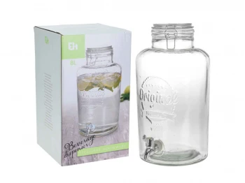 Кувшин KOOPMAN CF5000610 BEVERAGE DISPENSER GLASS 8L (645838) 