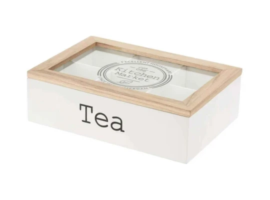 Box and baskets KOOPMAN HZ1931020 TEA BOX MDF 6 COMPARTMENTS (221719) 