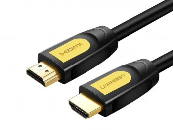Кабель UGREEN HDMI v1.4 HD101 Round Cable 1M (YL/BK) (10115)