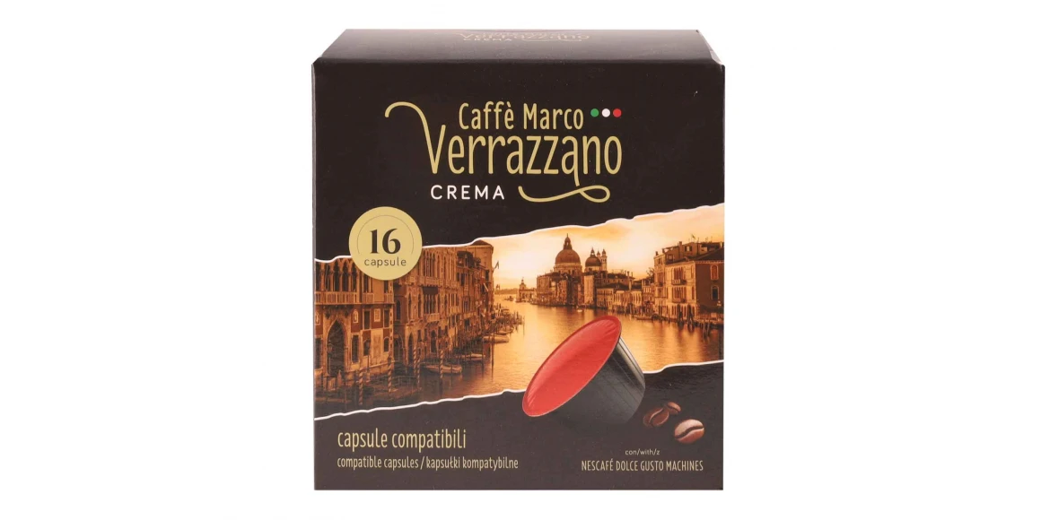Кофе капсулы MARCO VERRAZZANO CREMA DOLCE GUSTO (16 PSC)