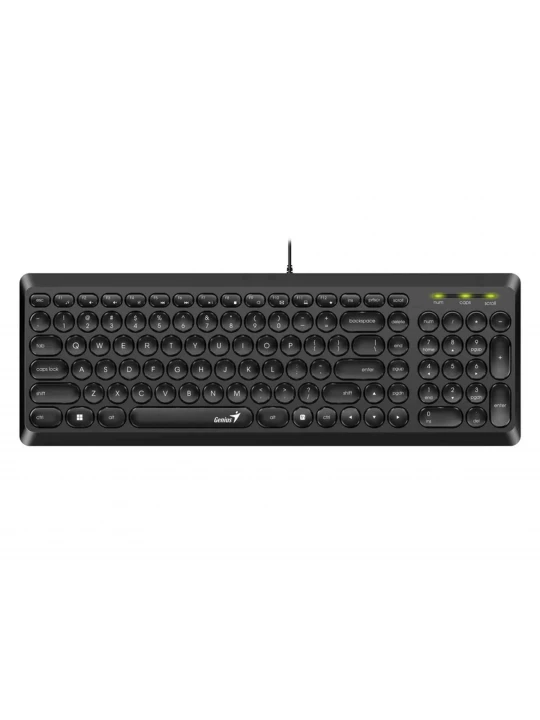 Keyboard GENIUS SLIMSTAR Q200 USB (BK) 