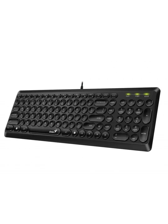 Keyboard GENIUS SLIMSTAR Q200 USB (BK) 