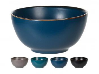Bowl KOOPMAN Q75102430 STONEWARE 4ASS (914548)