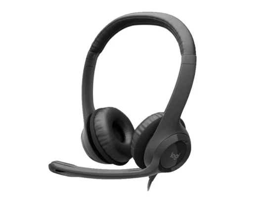Headphone LOGITECH H390 USB (BLACK) (L981-000406)