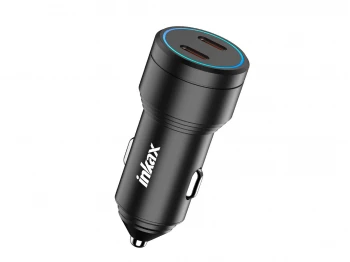 Автомобильный адаптер INKAX CAR CHARGER CA-10 (BK) 