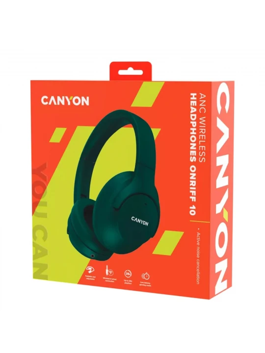Headphone CANYON OnRiff 10 (Green) (CNS-CBTHS10GN)