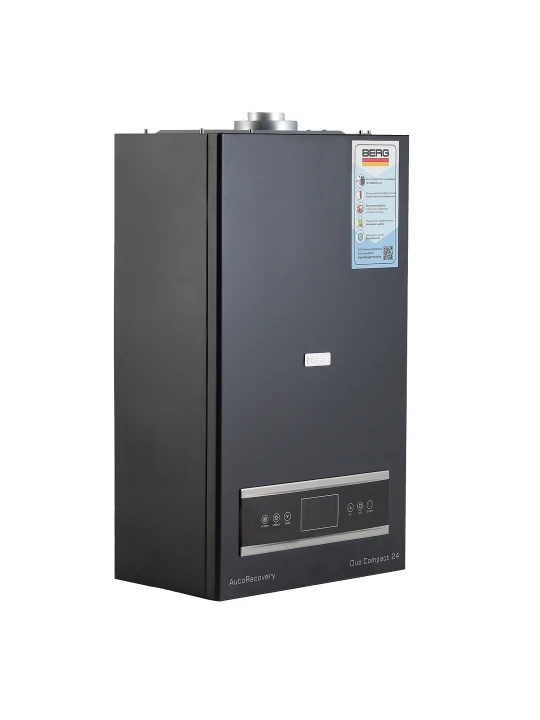 Газовый котел BERG DUO COMPACT 24 BLACK WITHOUT FLUE PIPE 