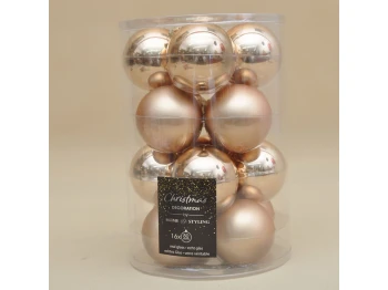 N/y decorate objects KOOPMAN XMAS BALL 80MM S16 GOLD (163750) (ARB105000)