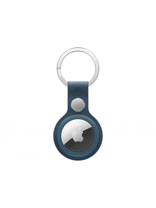 Чехол смарт метки APPLE AirTag FineWoven Key Ring (Pacific Blue) (MT2K3ZM/A)