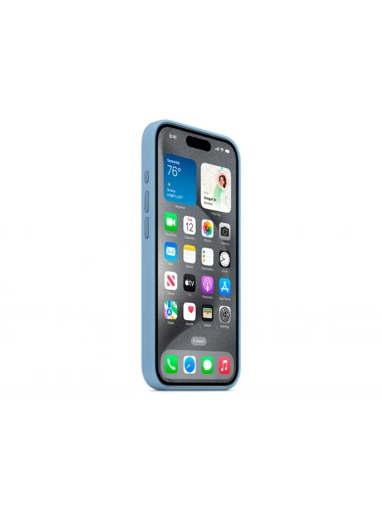 Հեռախոսի պատյան APPLE iPhone 15 Pro Silicone Case With MagSafe (Winter Blue) (MT1L3ZM/A)