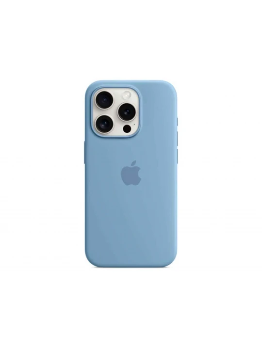 Հեռախոսի պատյան APPLE iPhone 15 Pro Silicone Case With MagSafe (Winter Blue) (MT1L3ZM/A)