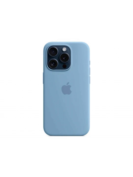 Հեռախոսի պատյան APPLE iPhone 15 Pro Silicone Case With MagSafe (Winter Blue) (MT1L3ZM/A)