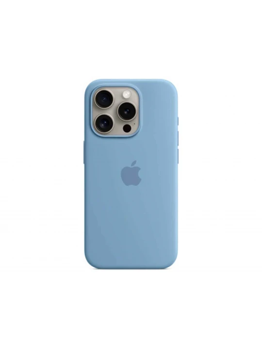 Հեռախոսի պատյան APPLE iPhone 15 Pro Silicone Case With MagSafe (Winter Blue) (MT1L3ZM/A)