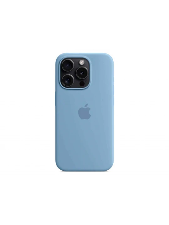 Հեռախոսի պատյան APPLE iPhone 15 Pro Silicone Case With MagSafe (Winter Blue) (MT1L3ZM/A)