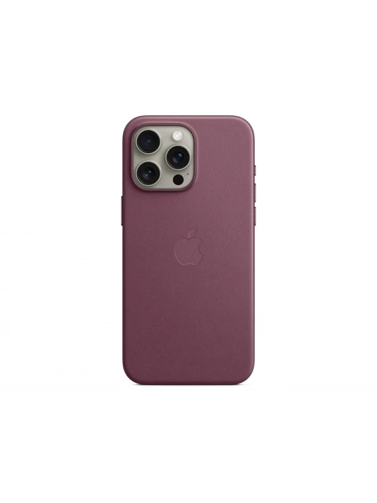 Հեռախոսի պատյան APPLE iPhone 15 Pro Max FineWoven Case with MagSafe (Mulberry) (MT4X3ZM/A)