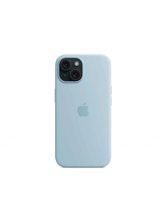 Cover for smartphone APPLE iPhone 15 Silicone Case With MagSafe (Light Blue) (MWND3ZM/A)