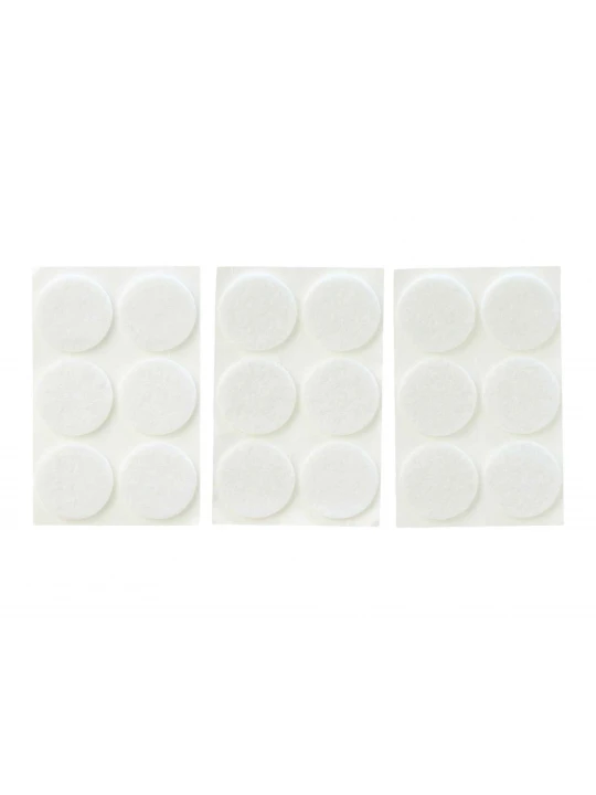 Протекторы для стула PEDRINI 04GD204 ROUND FELT PROTECT 18PC WHITE 