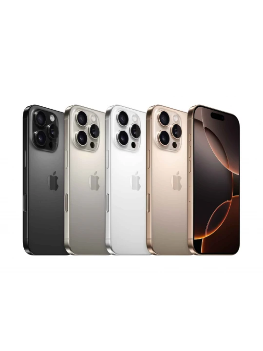 Սմարթ հեռախոս APPLE iPhone 16 Pro 128GB (Black Titanium) (A3293) (MYND3HX/A)