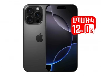 Smart phone APPLE iPhone 16 Pro 128GB (Black Titanium) (A3293) (MYND3HX/A)