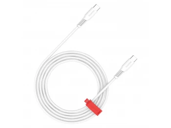 Մալուխ CANYON Type-C to Type-C 60W 2m (White) (CNS-CC60SC20W)
