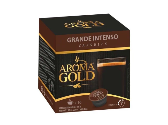Кофе капсулы AROMA GOLD GRANDE INTENSO (16PSC)