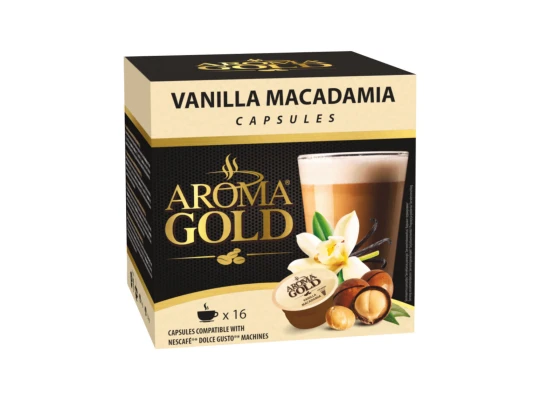 Кофе капсулы AROMA GOLD VANILLA MACADAMIA (16)
