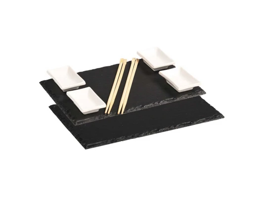 Սկուտեղ KESPER 38140 SLATE SUSHI SET 2PC 