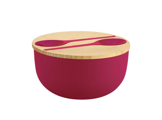 Bowl KESPER 58473 SALAD W/CUTLERY BERRY 24CM 