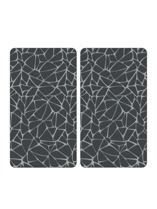 Խոհարարական տախտակ KESPER 37535 SET 2PC GLASS MOSAIK GREY 
