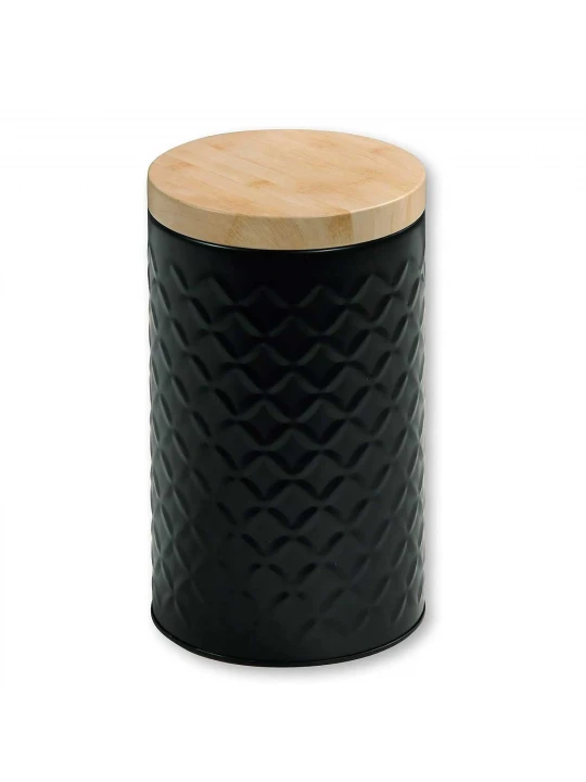 Банка KESPER 38246 METAL BLACK 11x18CM 