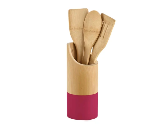 Խոհանոցային հավաքածու KESPER 81163 BAMBOO BOX SET 4PC BERRY 