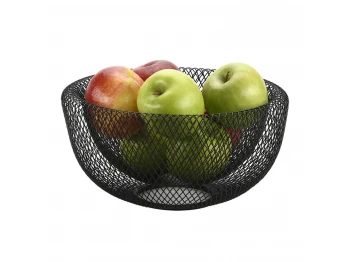 Մրգի զամբյուղ KESPER 90865 METAL BLACK ROUND BIG 