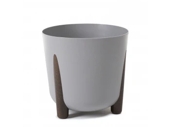 Ծաղկի զամբյուղ LAMELA LA213-27 FRIDA ROUND ECO WOOD 210 GREY 