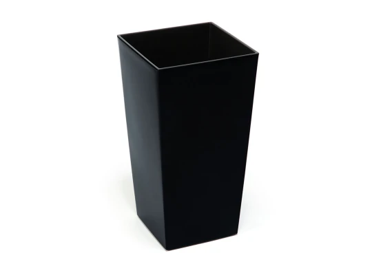 Flower pot LAMELA LA590-04 DONICA FINEZJA 300x300 BLACK 