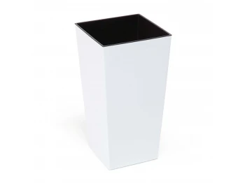 Flower pot LAMELA LA590-05 DONICA FINEZJA 300x300 WHITE 