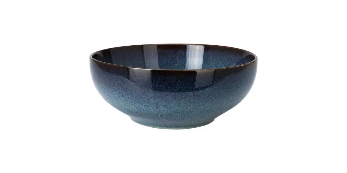 Bowl KOOPMAN Q97001180 STONEWARE DIA 25CM BLUE (118385)