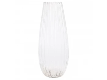 Ծաղկաման KOOPMAN VASE CLEAR GLASS 200XH500MM (044424) (332000150)