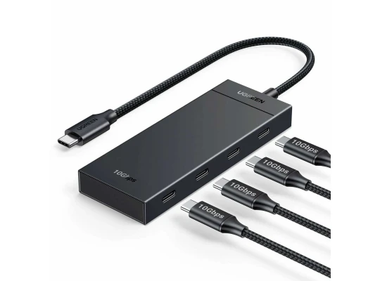 Usb-հանգույց UGREEN CM806 Type-C 4 Ports (Black) (35583)