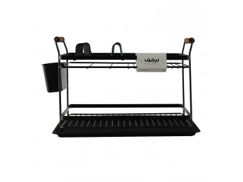 Сушилка для посуды LIMON 208110 NARIN 2 FLOOR BLACK (906752) 