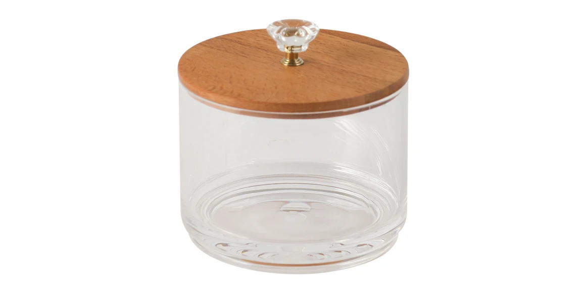 Банка LIMON 217859 ACRYLIC WOOD LID (908329) 