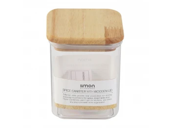 Банка LIMON 219959 SARINA W/LIDD WOOD (908206) 